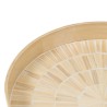 Bandeja de Aperitivos Beige Bambú 35 x 35 x 5 cm Madera MDF