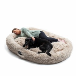 Lit de Chien pour Humains  Human Dog Bed XXL InnovaGoods Beige