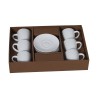 Juego de 6 Tazas de Café Alexandra House Living Porcelana 90 ml