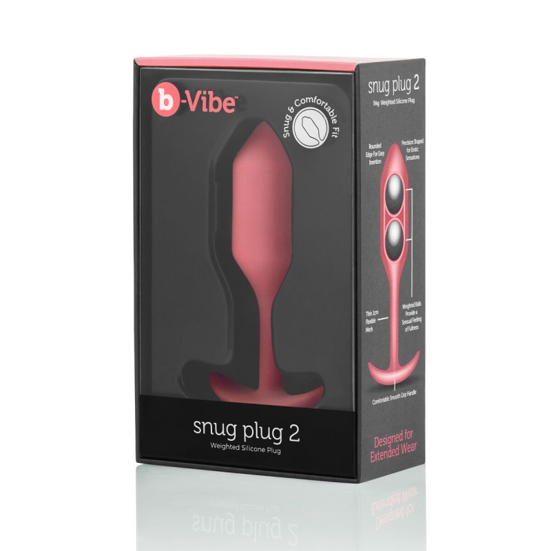 Plug Anal B-Vibe 2 Naranja Coral