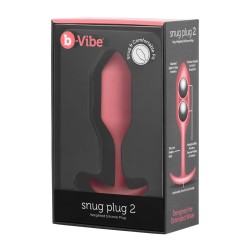 Plug Anal B-Vibe 2 Naranja Coral