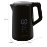 Kettle Proficook PC-WKS 1243 Black Stainless steel 2200 W 1,7 L