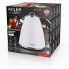 Kettle Adler AD 1341 White Stainless steel 2200 W 1,5 L