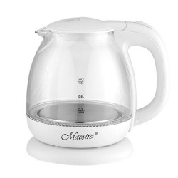 Kettle Feel Maestro MR-055 White Glass 1100 W 1 L