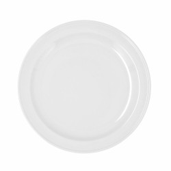 Assiette plate Bidasoa Glacial Céramique Blanc (Ø 26 cm) (Pack 4x)