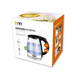 Hervidor TM Electron 1,7 L Cristal Vidrio de Borosilicato