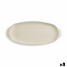 Plateau apéritif Quid Mineral Gres Beige Céramique 13 x 30,5 cm (8 Unités)