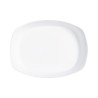 Serving Platter Luminarc Smart Cuisine Rectangular White Glass 38 x 27 cm (6 Units)