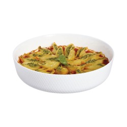 Plat à Gratin Luminarc Smart Cuisine Ronde Blanc verre Ø 28 cm (6 Unités)