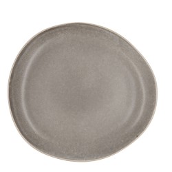 Flat Plate Bidasoa Gio Occasional Grey Ceramic 26,5 cm (4 Units)