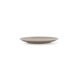 Assiette plate Ariane Porous Céramique Beige Ø 21 cm (12 Unités)