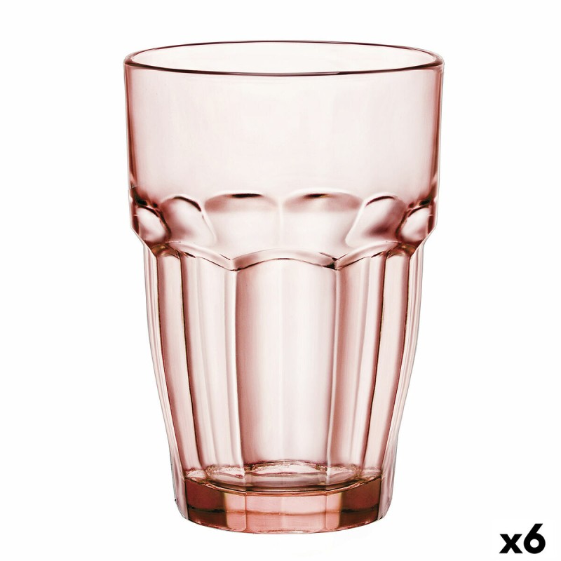 Verre Bormioli Rocco Rock Bar Orange verre 370 ml (6 Unités)