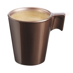 Taza Mug Luminarc Flashy Marrón 80 ml Vidrio (24 Unidades)