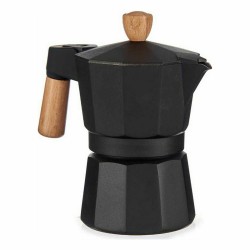 Cafetera Italiana A611BQ-3 T Marrón Negro Madera Aluminio 150 ml (12 Unidades)