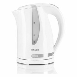 Bouilloire Haeger EK-22W.022A Acier inoxydable Blanc 2200 W 1,7 L