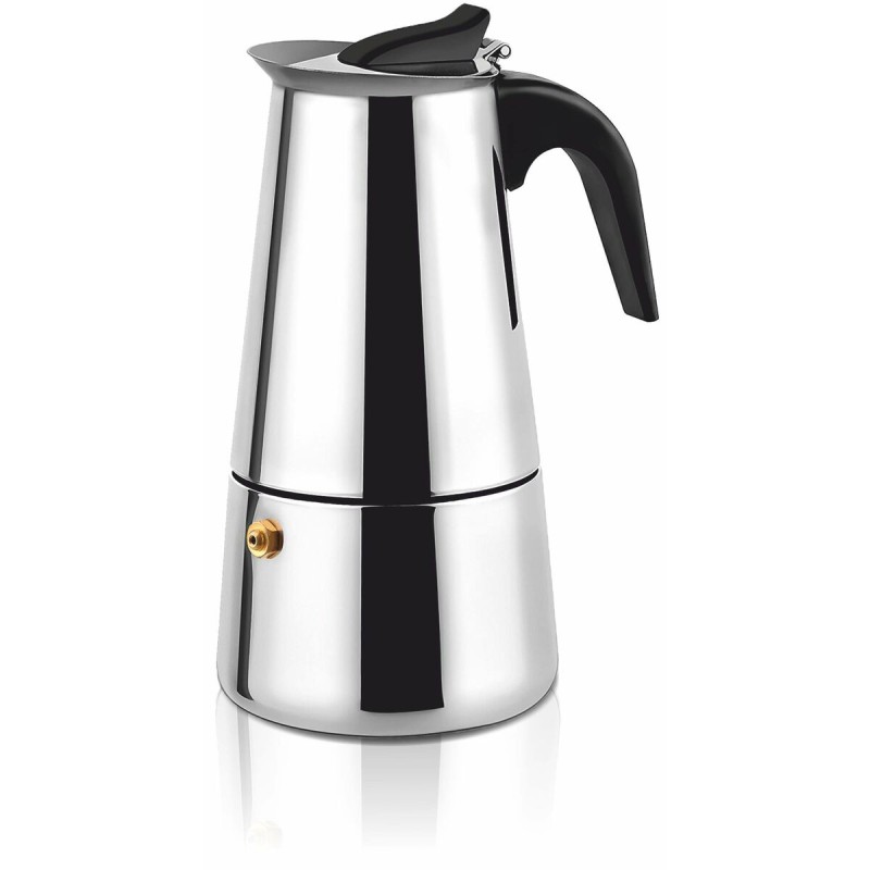 Italian Coffee Pot Haeger CP-06S.001A Black Stainless steel 6 Cups