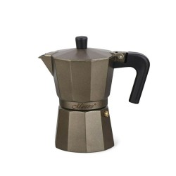 Cafetera Italiana Feel Maestro MR-1666-6-BROWN Negro Bronce Aluminio 300 ml 6 Tazas