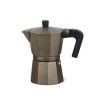 Cafetière Italienne Feel Maestro MR-1666-6-BROWN Noir Bronze Aluminium 300 ml 6 Tasses