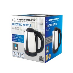 Kettle Esperanza EKK135S Silver Stainless steel Plastic 1500 W 1,8 L