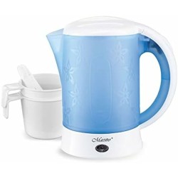 Hervidor Feel Maestro MR-010 Azul Blanco Acero Inoxidable 600 W 0,6 L