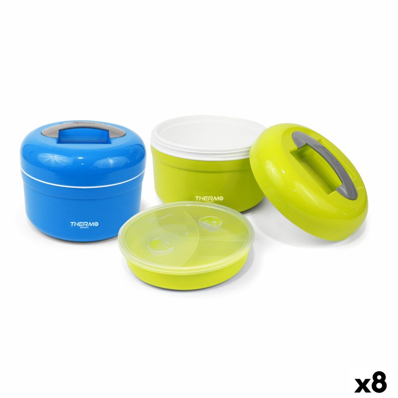 Termo para Alimentos ThermoSport 2,5 L Plástico 22 x 18 cm (8 Unidades)