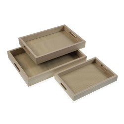 Jeux de plateaux Versa Bois MDF 30 x 5,5 x 40 cm (3 Pièces)