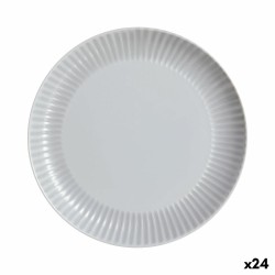 Assiette plate Luminarc Cottage Gris verre 25 cm (24 Unités)