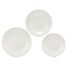 Dinnerware Set White Glass (2 Units) 18 Pieces