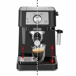 Cafetera Express de Brazo DeLonghi Stilosa Premium EC260.BK 1 L 15 bar 1100 W Negro