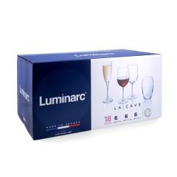 Glassware set Luminarc La Cave (18 Pieces)