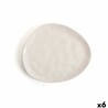 Assiette plate Bidasoa Cosmos Blanc Céramique 23 cm (6 Unités)