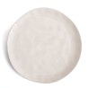 Flat Plate Bidasoa Cosmos White Ceramic 26 cm (12 Units)