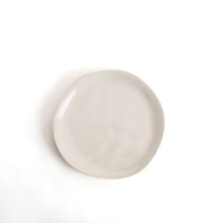 Plato de Postre Bidasoa Cosmos Blanco Cerámica Ø 20 cm (12 Unidades)