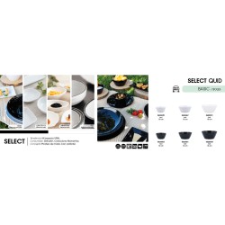 Bol para Aperitivos Quid Select Basic Negro Melamina 10 cm (24 Unidades)