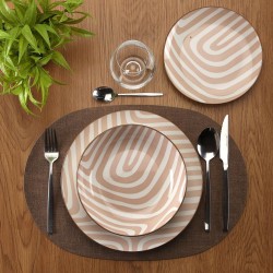 Assiettes Versa Denali Beige Porcelaine