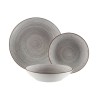 Tableware Versa Alba Grey Porcelain 18 Pieces