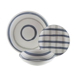 Assiettes Versa Anette Porcelaine 18 Pièces