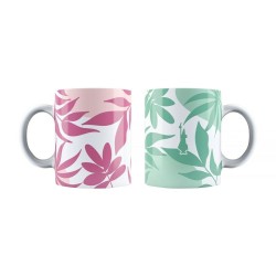 Juego de 2 Tazas Mug Bialetti Primavera Colores surtidos 330 ml