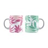 Juego de 2 Tazas Mug Bialetti Primavera Colores surtidos 330 ml