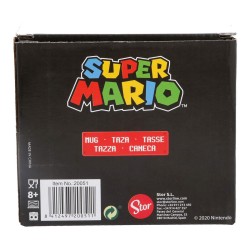 Taza Mug Super Mario Blanco Cerámica Rojo (350 ml)