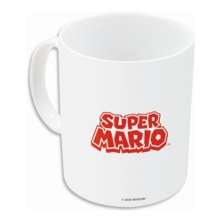 Taza Mug Super Mario Blanco Cerámica Rojo (350 ml)